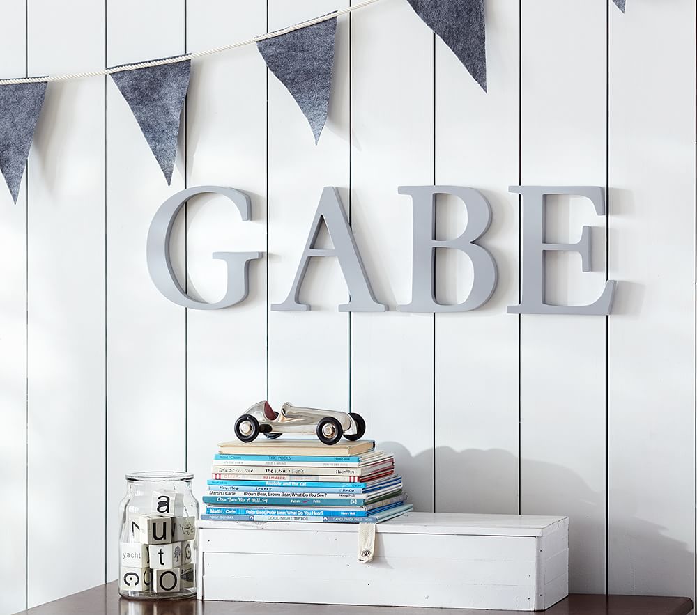 Grey Capital Letters